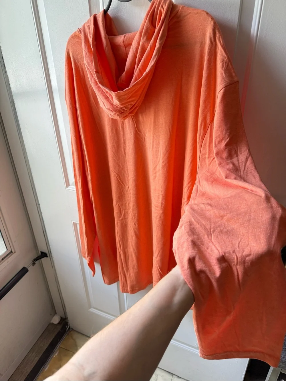 Polo Ralph Lauren Men’s 3XB Orange Hooded T-Shirt Big Tall Cotton NWT